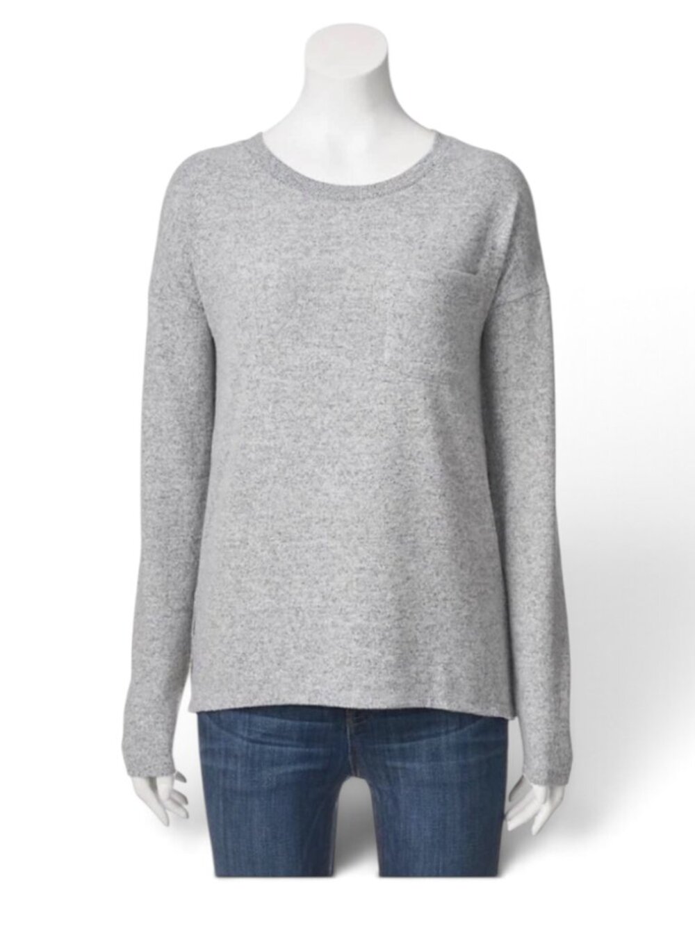 NWT SO Juniors' High-Low Perfect Crew Hatchi Top